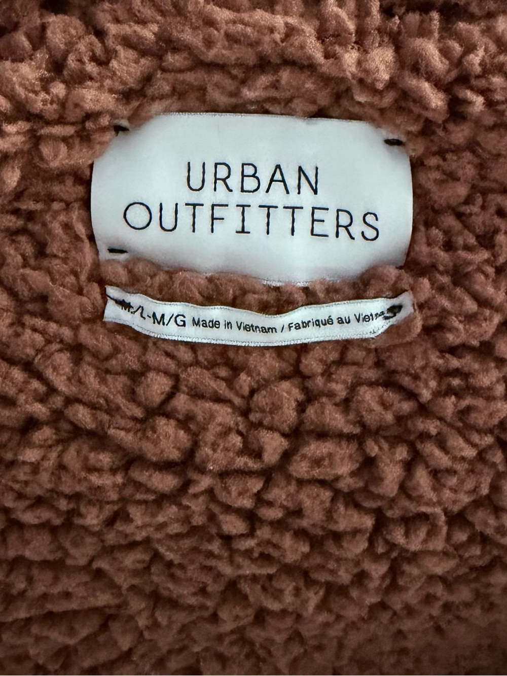 Urban Outfitters Reversible Teddy Jacket in Black and Brown - Picture 7 of 8